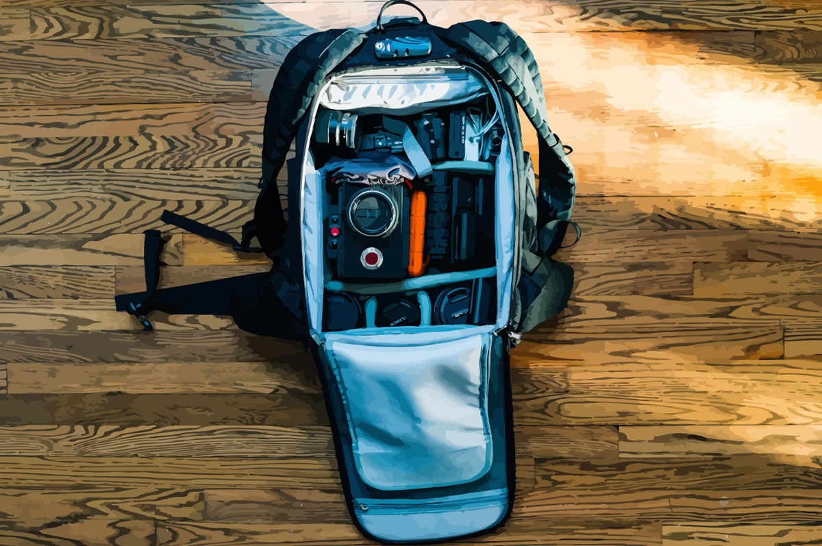 in my backpack